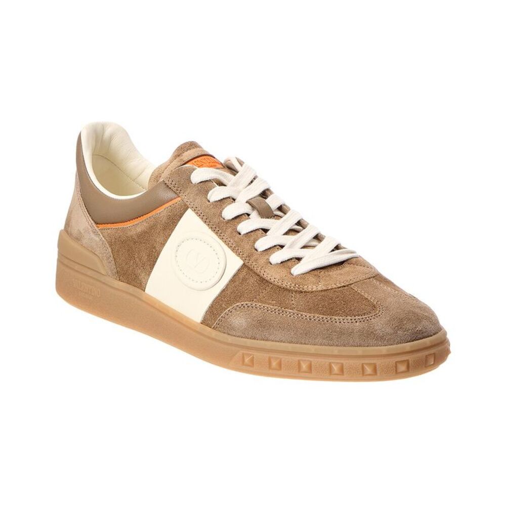 Valentino Suede Sneaker, Brown